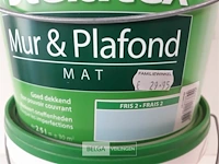 2 x muur en plafond verf licht blauw stelatex 2,5l - afbeelding 3 van  3