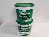 2 x muur en plafond verf stelatex 5l - afbeelding 1 van  3