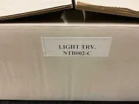 2 x natuursteen travertin beige waskom 45,7x15 cm - afbeelding 4 van  4