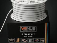 2 x neon led strip 50m – 8w/m – rood – ip65 waterdicht – gebruik binnen/buiten - afbeelding 2 van  4