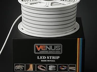 2 x neon led strip 50m – 8w/m – rood – ip65 waterdicht – gebruik binnen/buiten - afbeelding 2 van  4