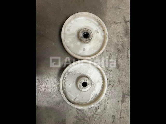 2 x nylon wiel 200mm - afbeelding 3 van  6