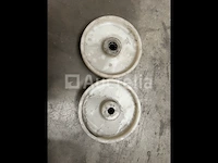 2 x nylon wiel 200mm - afbeelding 3 van  6