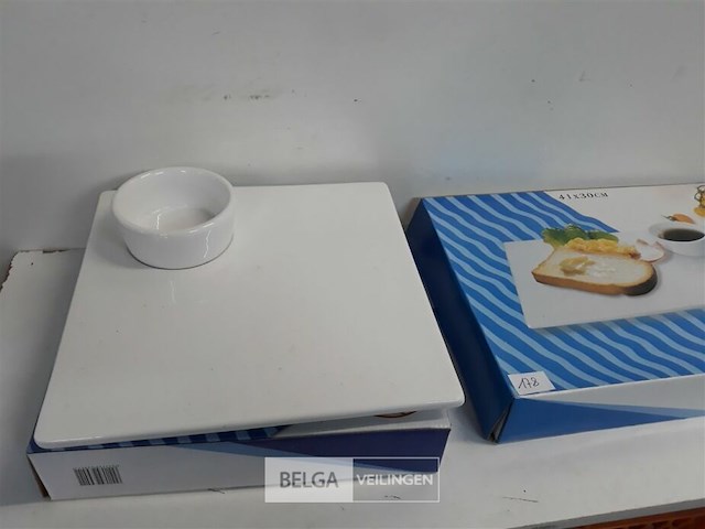 2 x ontbijtbord met kopje - afbeelding 3 van  3