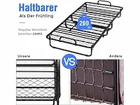 2 x opklapbedden 90 x 200 cm voor volwassenen - met schuim - afbeelding 7 van  8