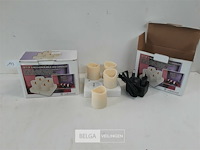 2 x oplaadbare led kaarsen 4 stuks - afbeelding 1 van  3
