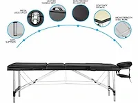 2 x opvouwbare mobiele massagetafels, 3 zones - afbeelding 3 van  7