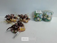 2 x paaseitjes + 3 x vogelkoppel met eitjes - afbeelding 2 van  3