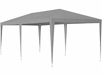 2 x partytent 3 x 6 m, grijs - tuinpaviljoen - afbeelding 4 van  6