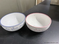 2 x potjes met franse opschrift - afbeelding 2 van  3