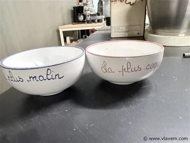2 x potjes met franse opschrift - afbeelding 3 van  3