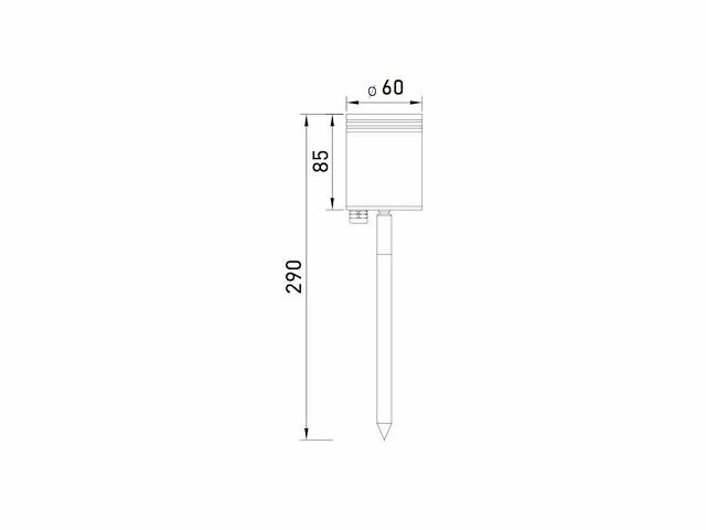 2 x prikspot tuinlamp gu10 fitting zand zwart draaibaar waterdicht - afbeelding 5 van  5