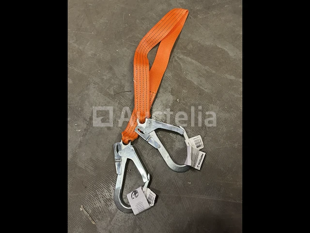 2 x protecta veiligheidslijn met 2 x aj595 stalen steigerhaken - afbeelding 2 van  3