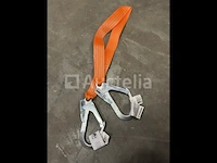 2 x protecta veiligheidslijn met 2 x aj595 stalen steigerhaken - afbeelding 2 van  3