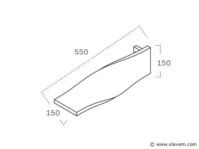 2 x pure series twist 55 wand lamp - afbeelding 6 van  7