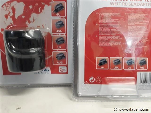 2 x reisstekker adaptor max 550w grundig - afbeelding 2 van  2