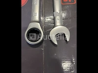 2 x ring ratel steeksleutel 21-22mm - afbeelding 1 van  3