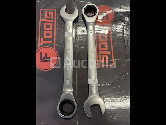 2 x ring ratel steeksleutel 21-22mm - afbeelding 3 van  3