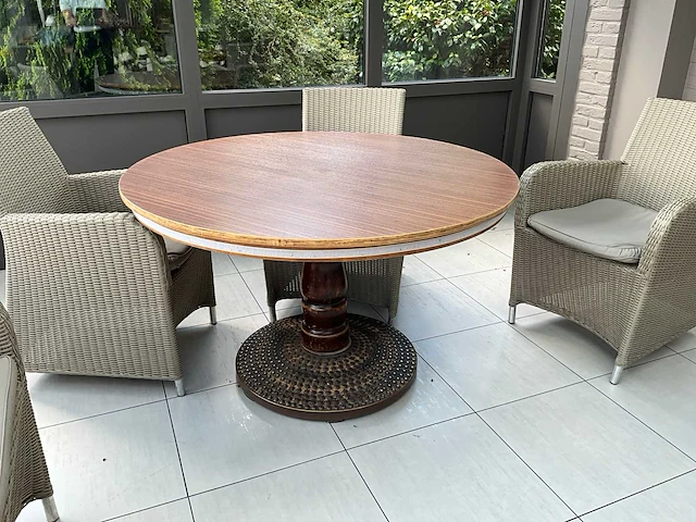 2 x ronde restauranttafel - afbeelding 1 van  2