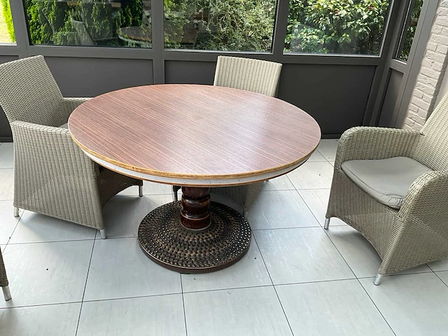 2 x ronde restauranttafel - afbeelding 2 van  2