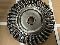 2 x ronde staalborstel 150 mm - afbeelding 1 van  2