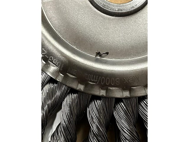 2 x ronde staalborstel 150 mm - afbeelding 2 van  2