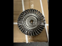 2 x ronde staalborstel 150mm - afbeelding 1 van  2