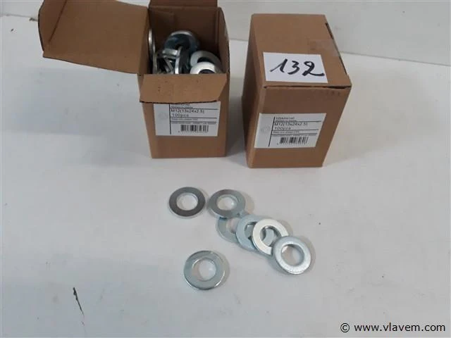 2 x rondellen verzinkt m 12 100 stuks - afbeelding 1 van  2