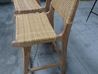 2 x rotan barstoel - afbeelding 3 van  4