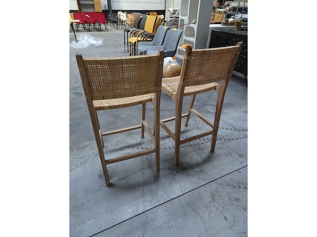 2 x rotan barstoel - afbeelding 4 van  4