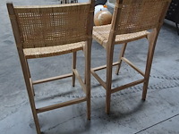 2 x rotan barstoel - afbeelding 4 van  4