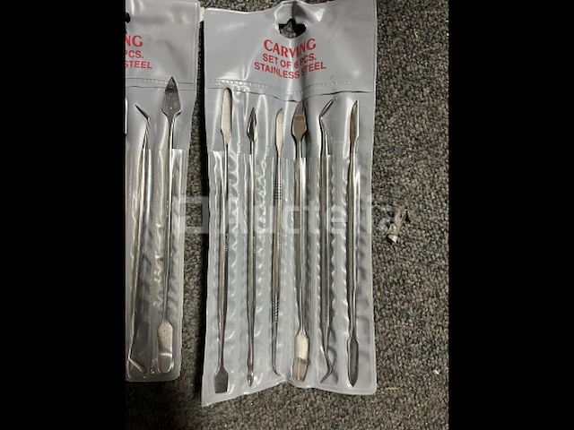 2 x rvs boetseer set - afbeelding 2 van  2