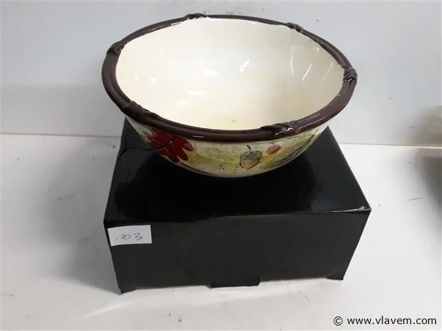 2 x saladekom dia 23 cm h 9 cm - afbeelding 1 van  2