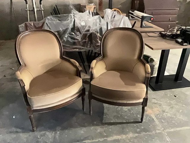 2 x salonstoel - afbeelding 1 van  3