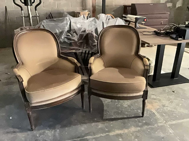 2 x salonstoel - afbeelding 2 van  3