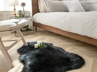 2 x schapenvacht xl zwart - afbeelding 3 van  6