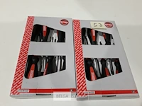 2 x schroevendraaierset 6 delig - afbeelding 1 van  3