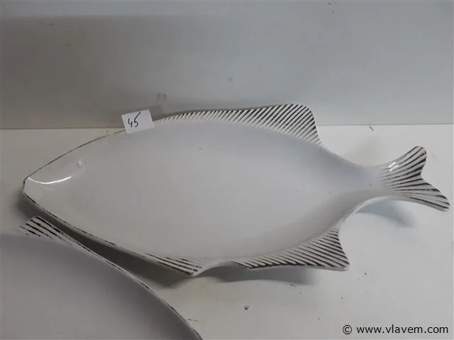 2 x serveerschaal vis - afbeelding 2 van  2