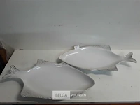 2 x serveerschaal vis - afbeelding 2 van  3