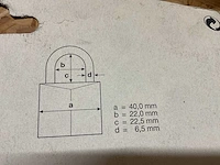 2 x sets hangslot - afbeelding 5 van  6