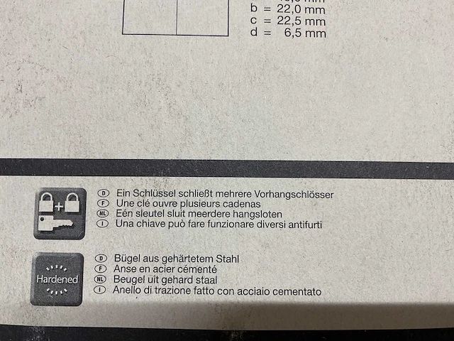 2 x sets hangslot - afbeelding 6 van  6
