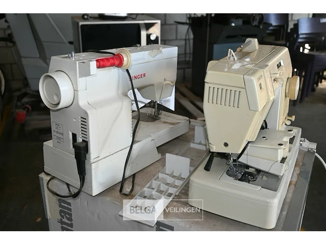 2 x singer naaimachine - afbeelding 5 van  8