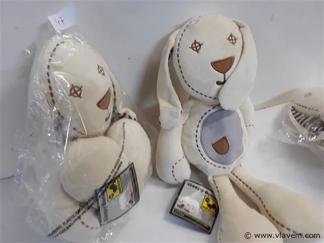 2 x sleepy bunny 40 cm - afbeelding 2 van  2