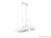 2 x slv lynah design pendelarmatuur wit - afbeelding 2 van  7