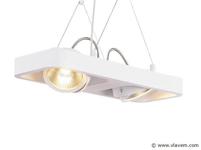 2 x slv lynah design pendelarmatuur wit - afbeelding 5 van  7