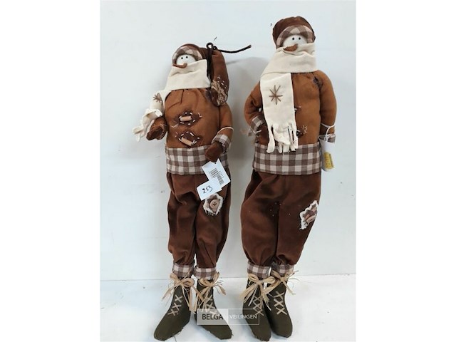 2 x sneeuwman extra lange benen - afbeelding 3 van  3