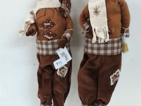 2 x sneeuwman extra lange benen - afbeelding 3 van  3