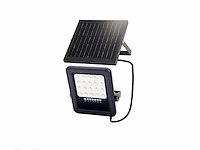2 x solar 500 lumen led breedstraaler met afstandsbediening - afbeelding 1 van  6