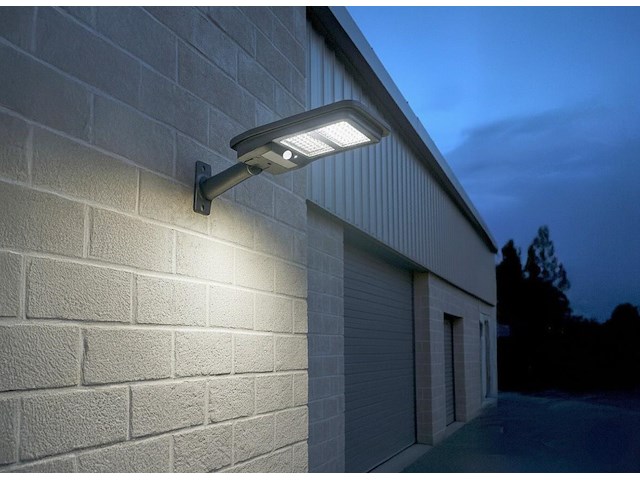 2 x solar 750lm led straatverlichting sensor en afstandsbediening - afbeelding 6 van  8