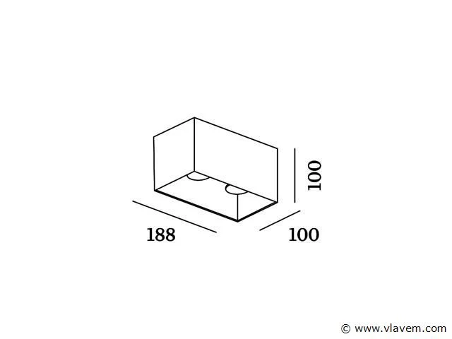 2 x solo cube² plafond spot wit - afbeelding 4 van  4